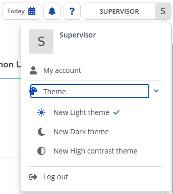 Theme display names after import