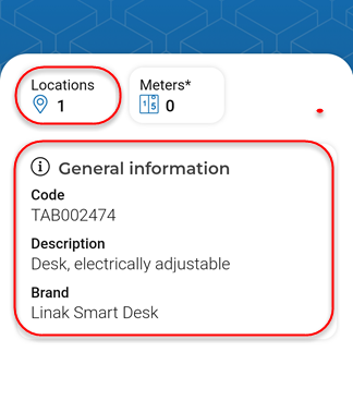 Screen capture of Summary page with micro blocks that direct users to detailed asset information