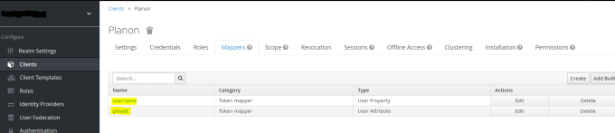 Screen capture of the Mappers tab