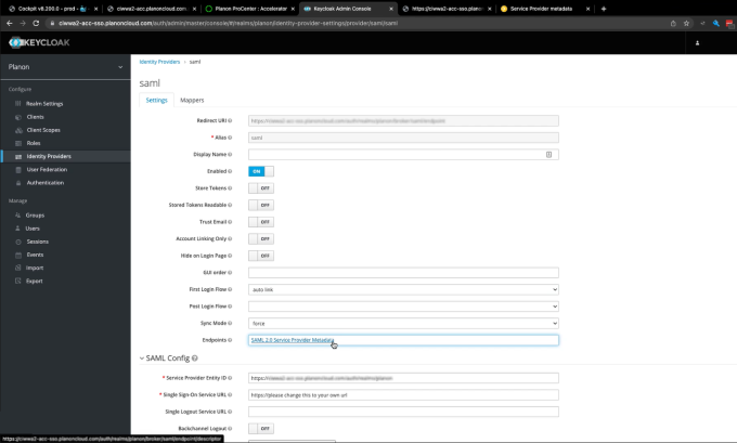 Endpoints field