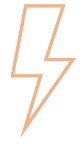 Orange lightning bolt