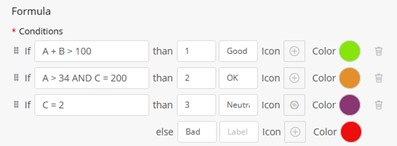 Screen capture displaying Formulas on the Condition formula event window