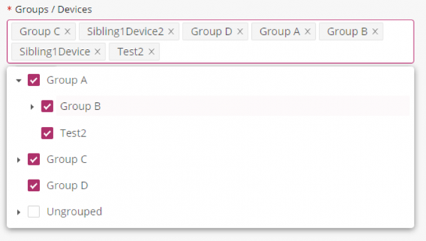 Groups/Devices