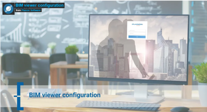 A frame from the video 'BIM viewer configuration' .