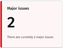 A major issue