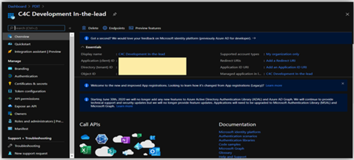 Registration overview