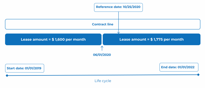 Diagram of reference date and lifecycle