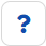 Icon showing a question mark that denotes help