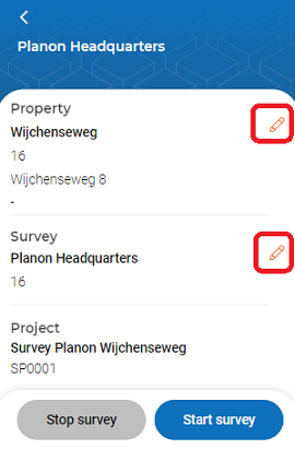 Icon for editing property details