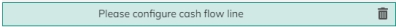 Placeholder text for cash flow line