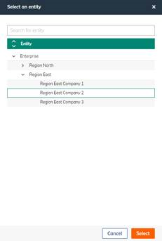 Selecting the appropriate Entity