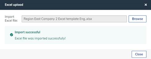 Source Data Excel – Error messages