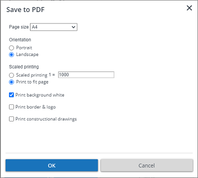 screen capture displaying Save to PDF dialog box